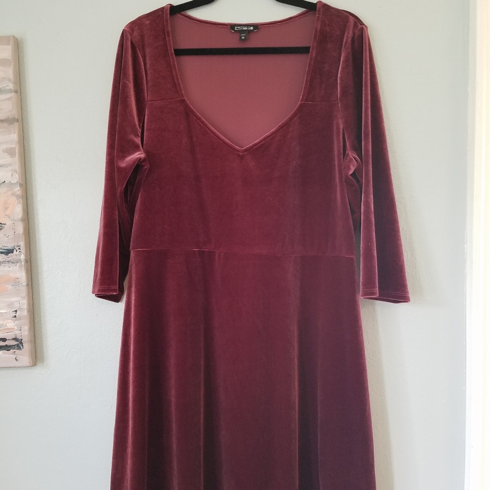 Express 3/4 sleeve mini dress
